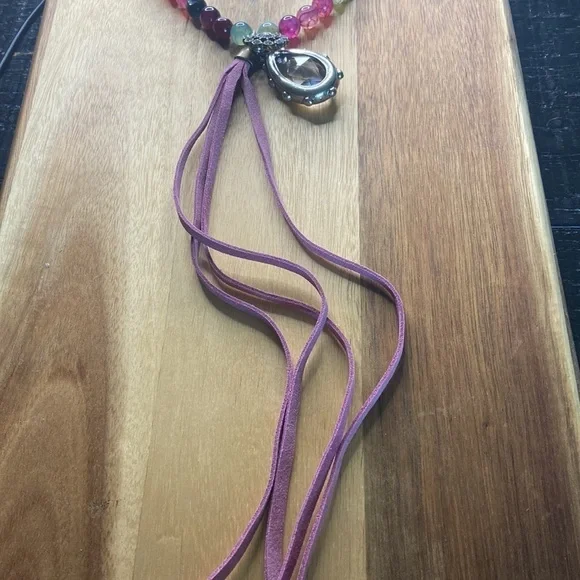 Pink Panache Tassel Necklace - Picture 5 of 5